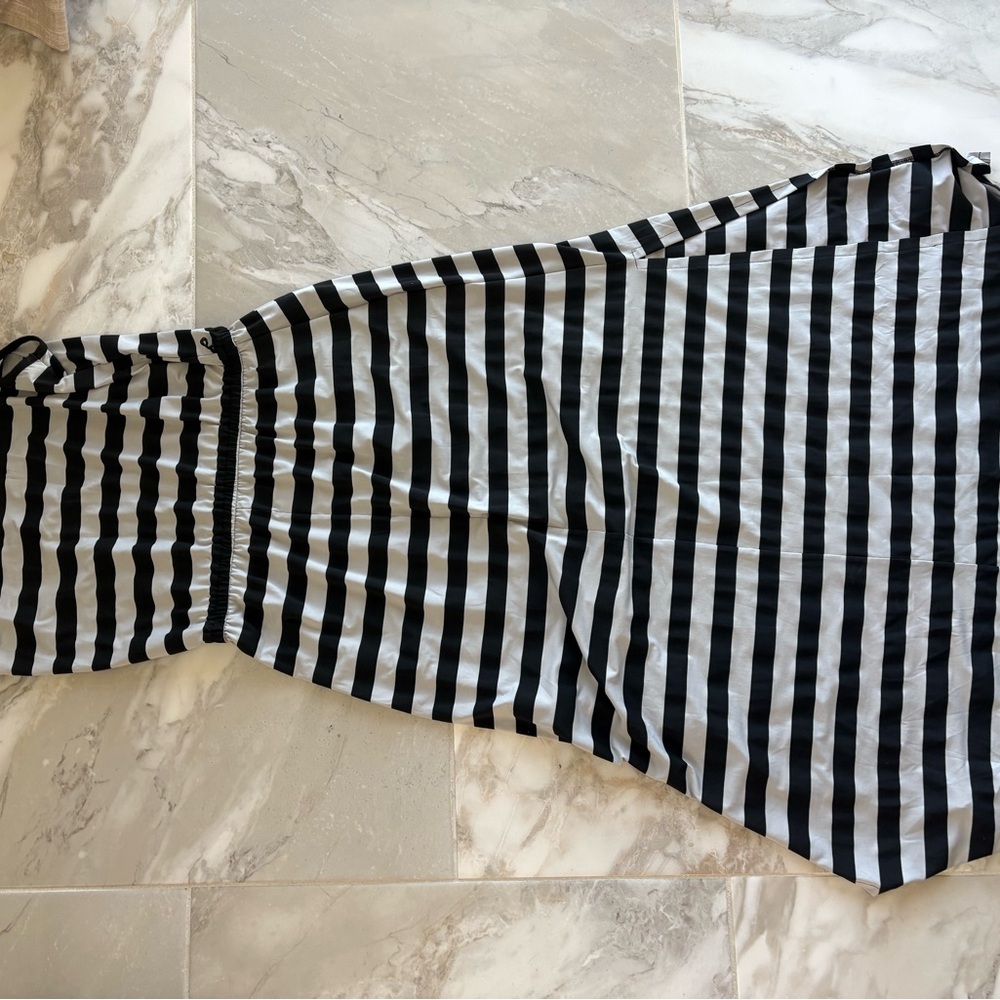 Fever Black and Grey Striped Dress - Picture 6 of 6